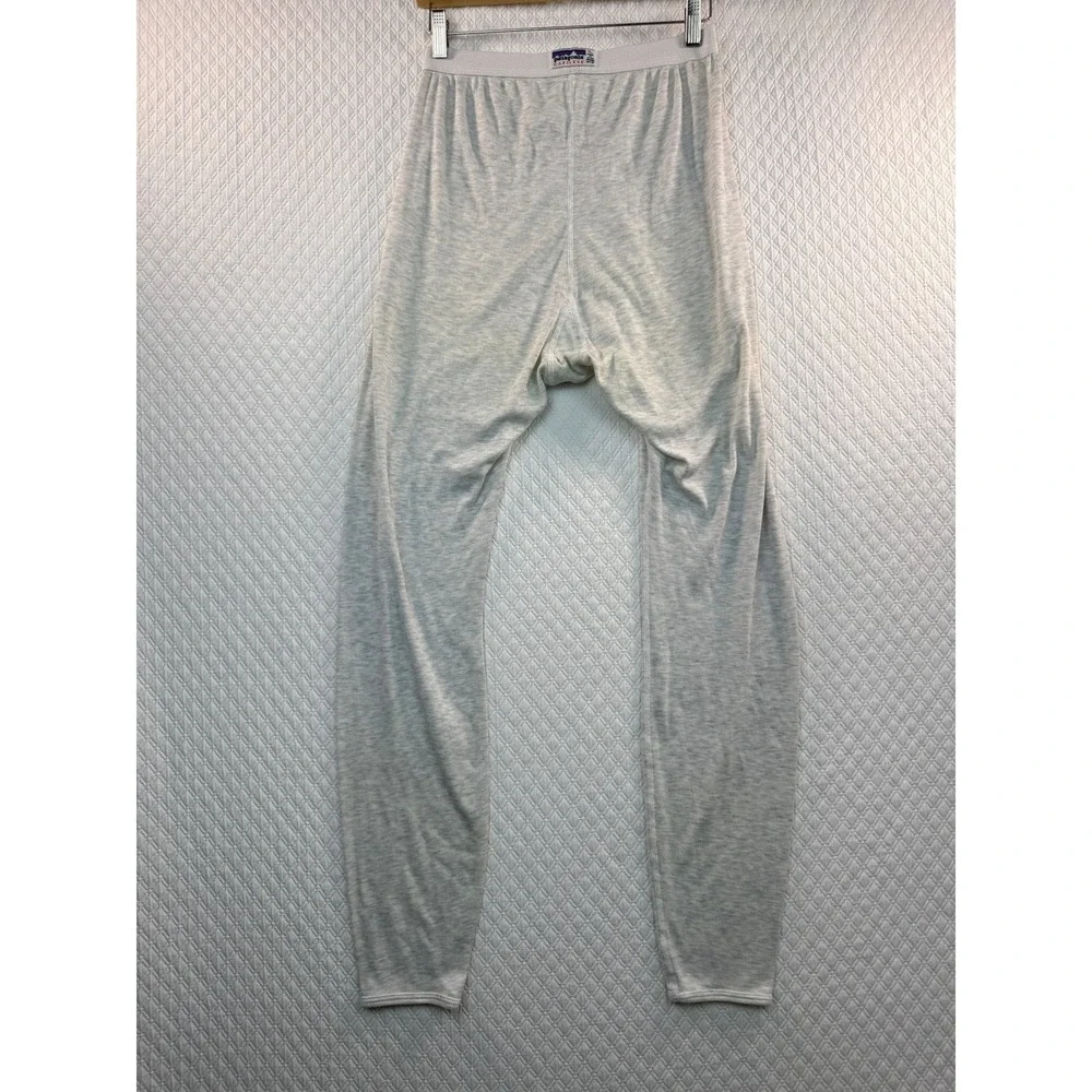 Patagonia Capilene Mens XL Heather Grey Base Layer Pants Vintage Made in‎ USA